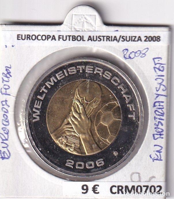 Historische Medaillen: CRM0702 MEDALLA EUROCOPA DE FUTBOL DE AUSTRIA Y SUIZA 2008