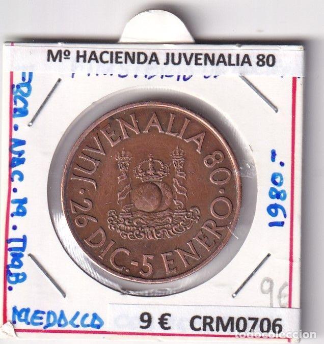 Historische Medaillen: CRM0706 MEDALLA MINISTERIO HACIENDA JUVENALIA 80