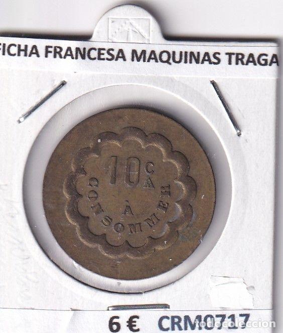 Medalhas hist&oacute;ricas: CRM0717 FICHA FRANCESA DE MAQUINAS TRAGAPERRAS