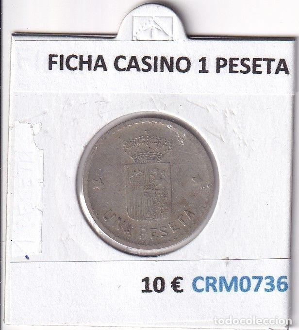 Historische Medaillen: CRM0736 FICHA CASINO 1 PESETA