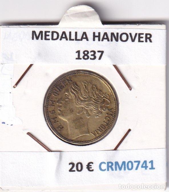 Historische Medaillen: CRM0741 MEDALLA HANOVER 1837