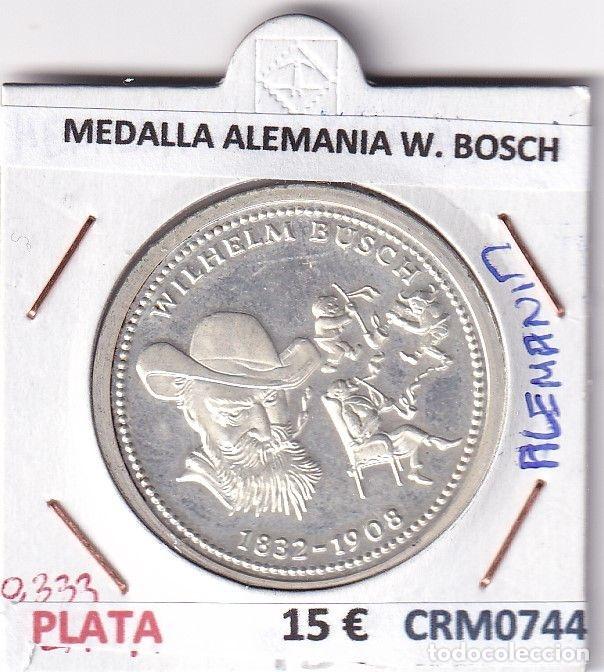 Medaglie storiche: CRM0744 MEDALLA ALEMANIA WILMELM BOSCJ PLATA 0,333