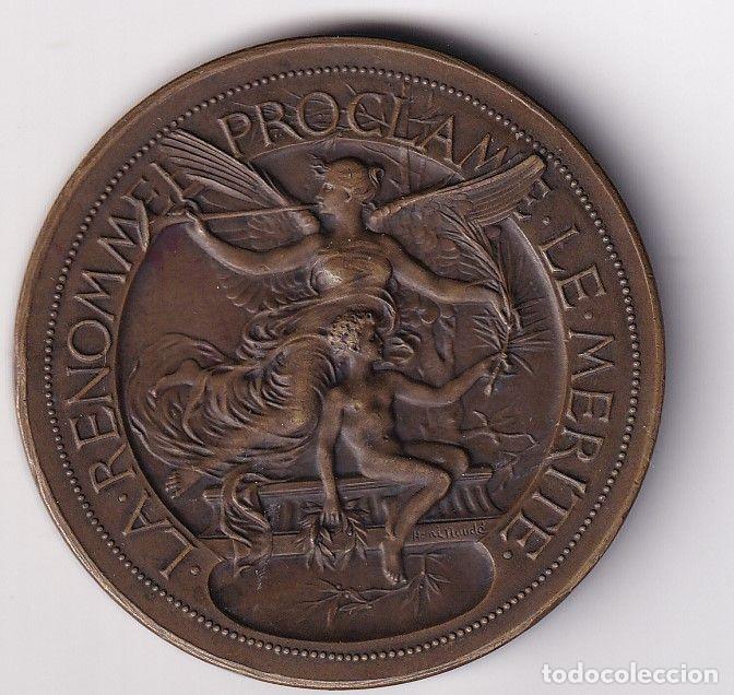 Medaglie storiche: CREXP529 MEDALLA FRANCIA RENOMMER PROCLAMACION DEL MERITO 65 GRAMOS