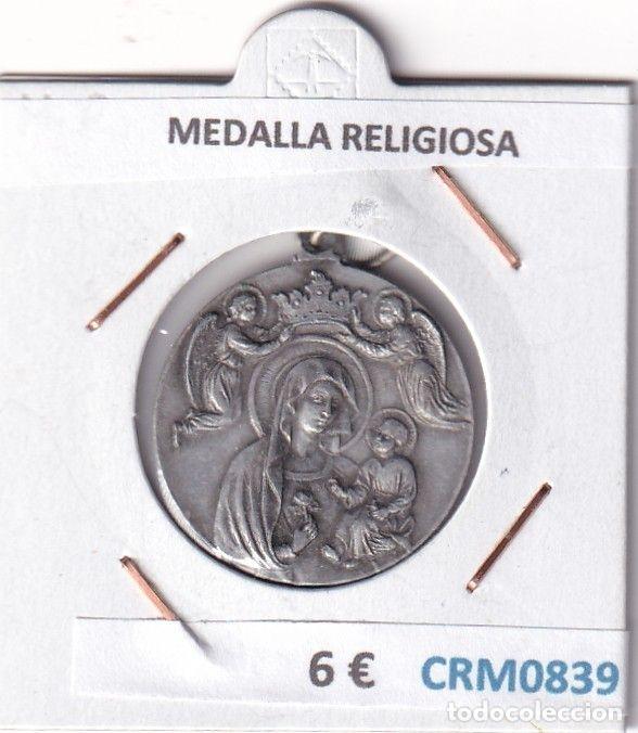 Medallas hist&oacute;ricas: CRM0839 MEDALLA RELIGIOSA
