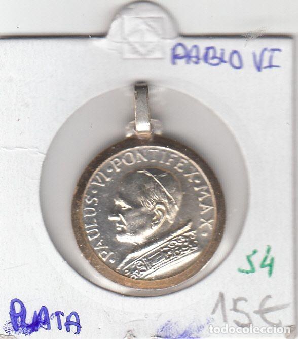 M&eacute;dailles historiques: CRM0054 MEDALLA PABLO VI CON ARGILLA PLATA