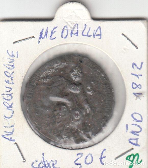 M&eacute;dailles historiques: CRM0082 MEDALLA COBRE ALBURQUERQUE 1812