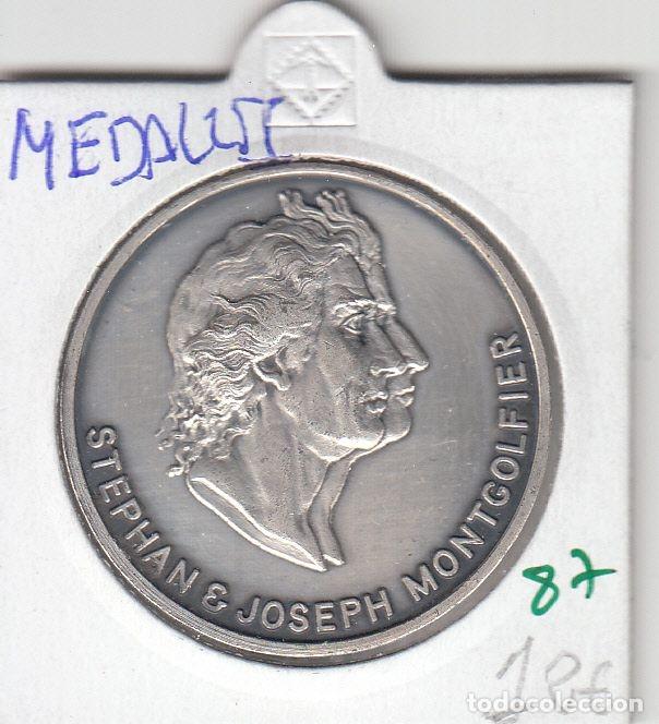 M&eacute;dailles historiques: CRM0087 MEDALLA STEPHAN &amp; JOSEPH MONTGOLFIER