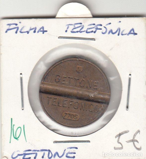 Medalhas hist&oacute;ricas: CRM0161 FICHA TELEFONICA GETTONE