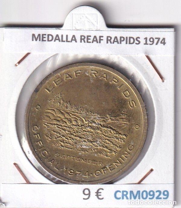 Medallas hist&oacute;ricas: CRM0929 MEDALLA REAF RAPIDS 1974