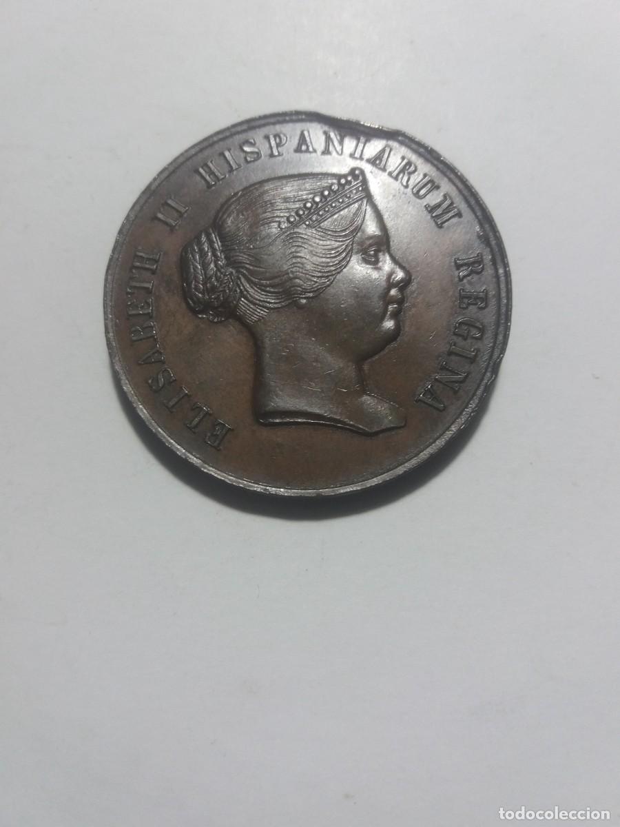 Medallas hist&oacute;ricas: Medalla ISABEL II A&ntilde;o 1862 Ceca de Sevilla