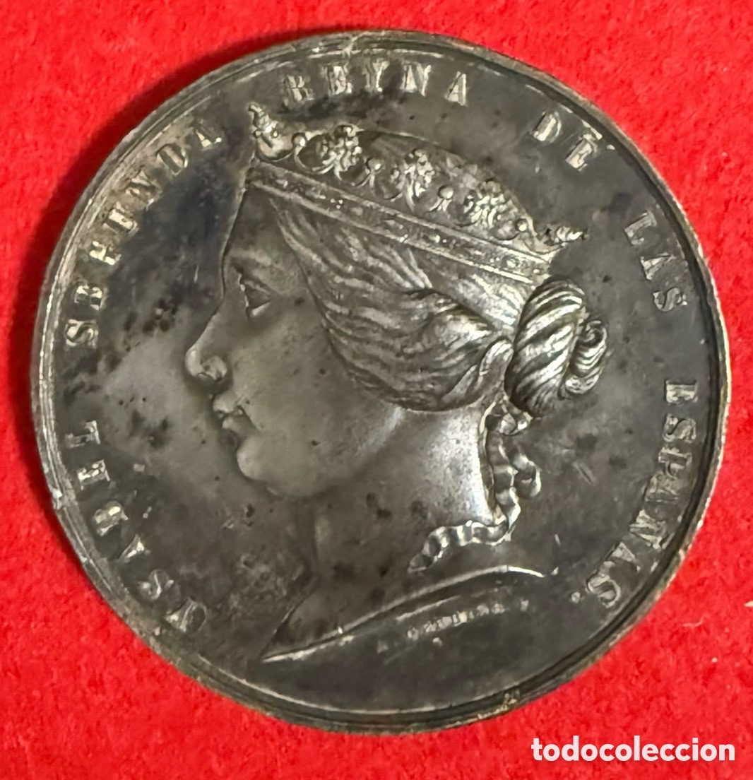 Medallas hist&oacute;ricas: Medalla conmemorativa de Isabel II. Guerra contra Marruecos. 1859.