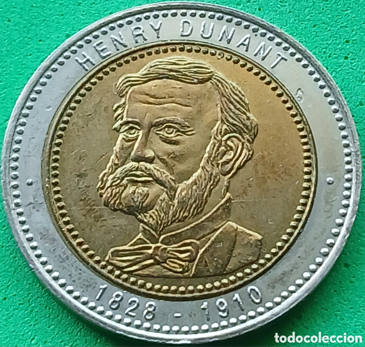 Medallas hist&oacute;ricas: Alemania medalla conmemorativa de Henry Dunant 1998