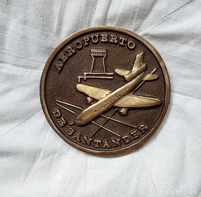 Medallas hist&oacute;ricas: Medalla Inauguraci&oacute;n Aeropuerto Santander 1977