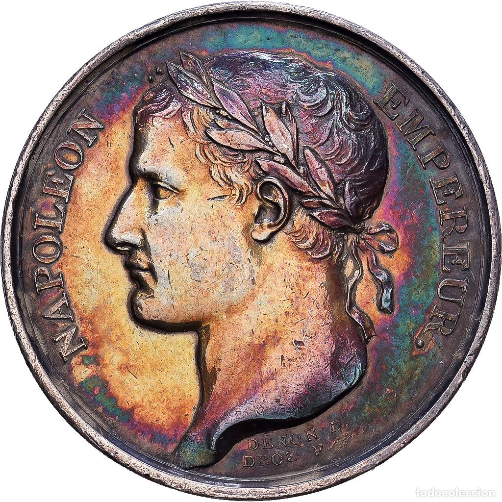 Medallas hist&oacute;ricas: [#1215191] Francia, zeton, Napoleon I, La S&eacute;nat et le Peuple, An XIII, Plata, EBC+