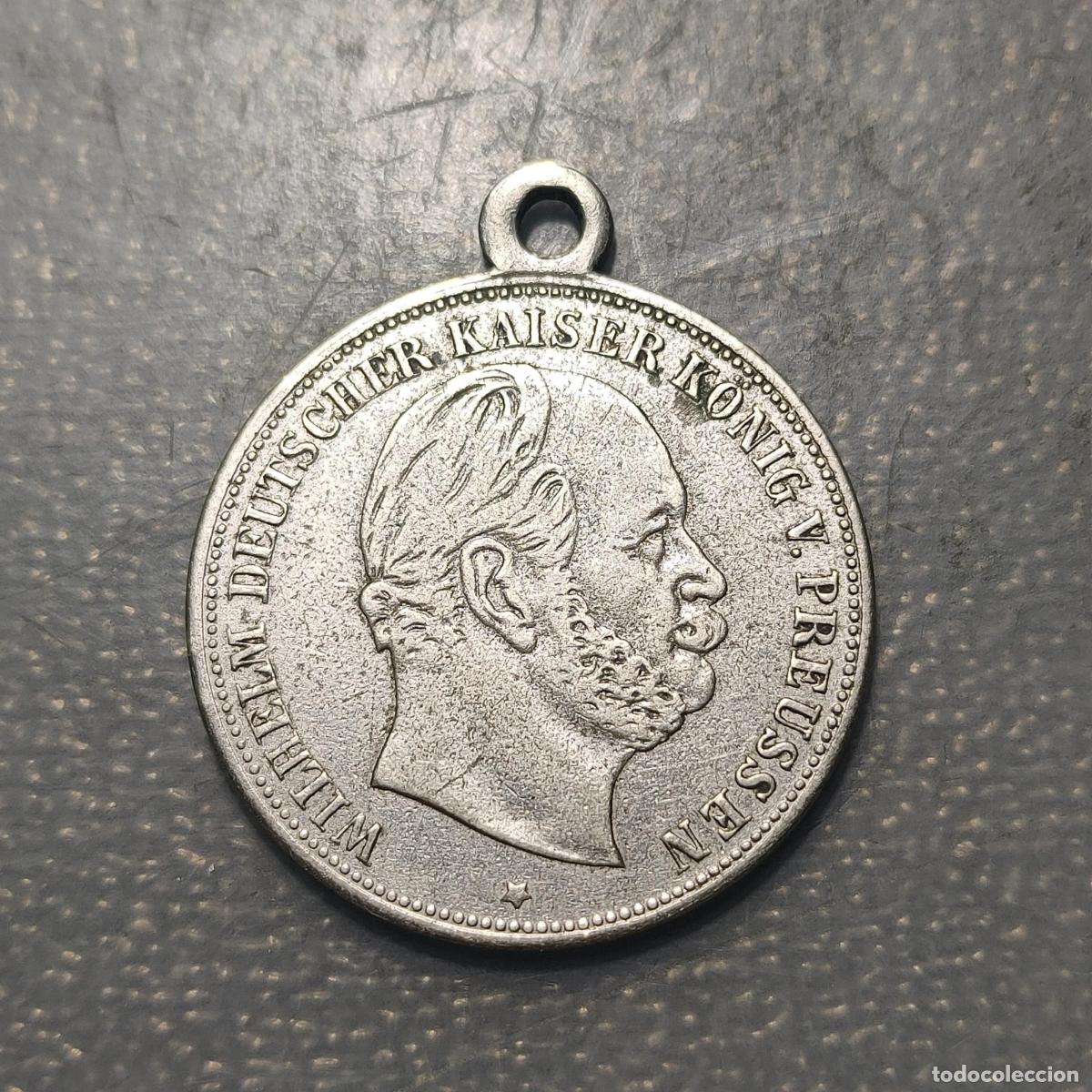 Medallas hist&oacute;ricas: PRUSIA PRUSSIA MEDALLA 1888 KAISER WILHELM I ALEMANIA NIQUEL