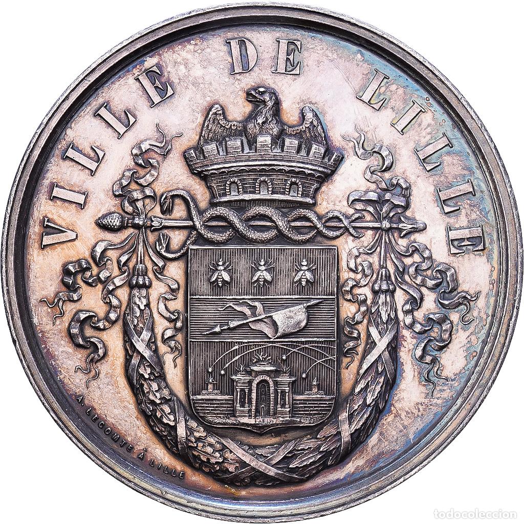 Medallas hist&oacute;ricas: [#1215590] Francia, medalla, Fastes de Lille, 1865, Plata, Lecomte, EBC