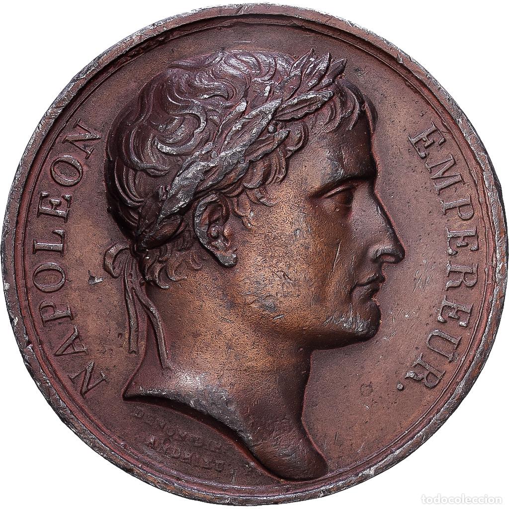 Medallas hist&oacute;ricas: [#1215289] Francia, medalla, Napoleon Ier , Trait&eacute; de Presbourg rompu par l'Autriche