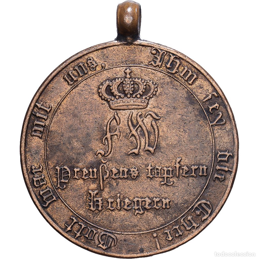 Medallas hist&oacute;ricas: [#1215622] Alemania, medalla, Fr&eacute;d&eacute;ric-Guillaume III, Campagne Prussienne, 1813-1814
