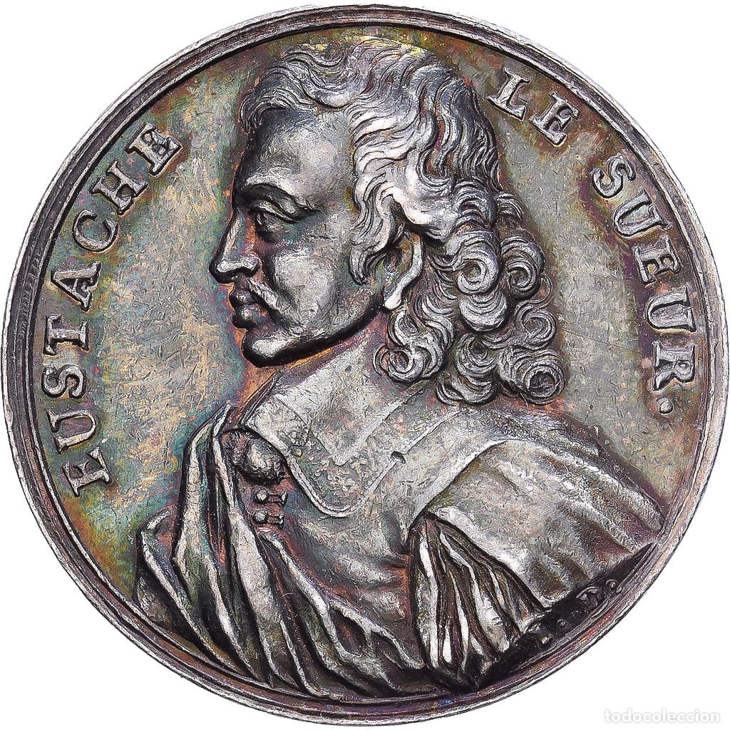 Medallas hist&oacute;ricas: [#1215620] Francia, medalla, Eustache le Sueur,, 1655, Plata, EBC
