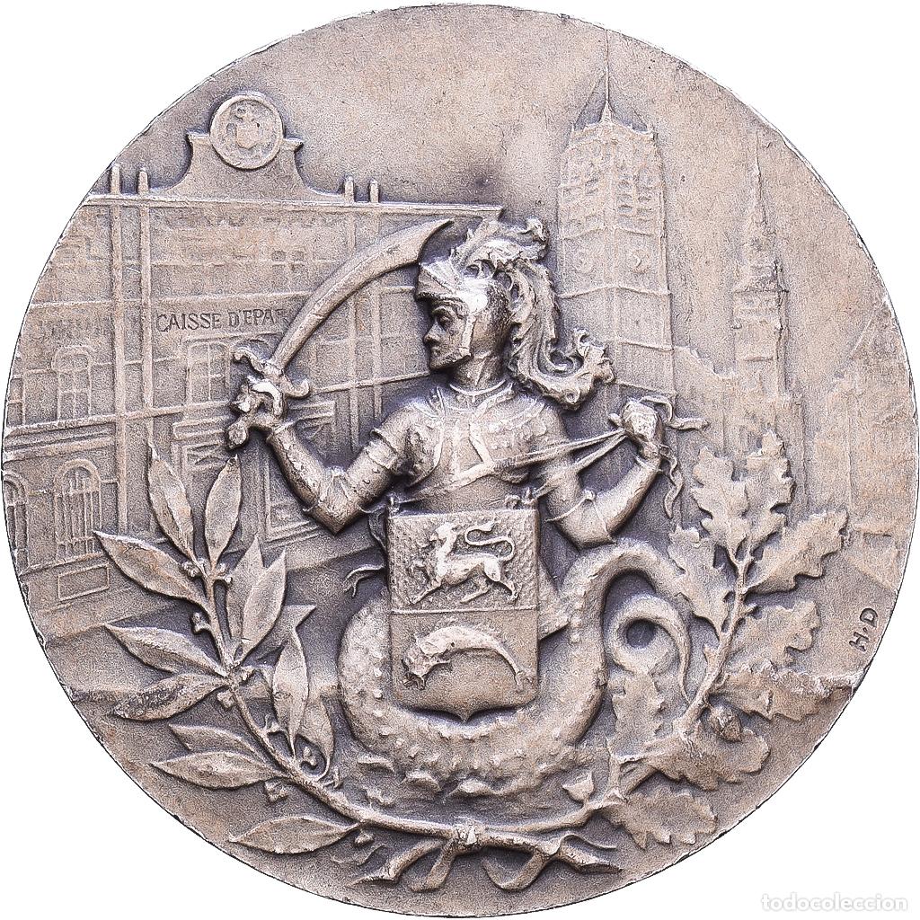Medallas hist&oacute;ricas: [#1215198] Francia, zeton, Banques, Caisse d'Epargne de Dunkerque, Plata, Dubois.H, MBC+