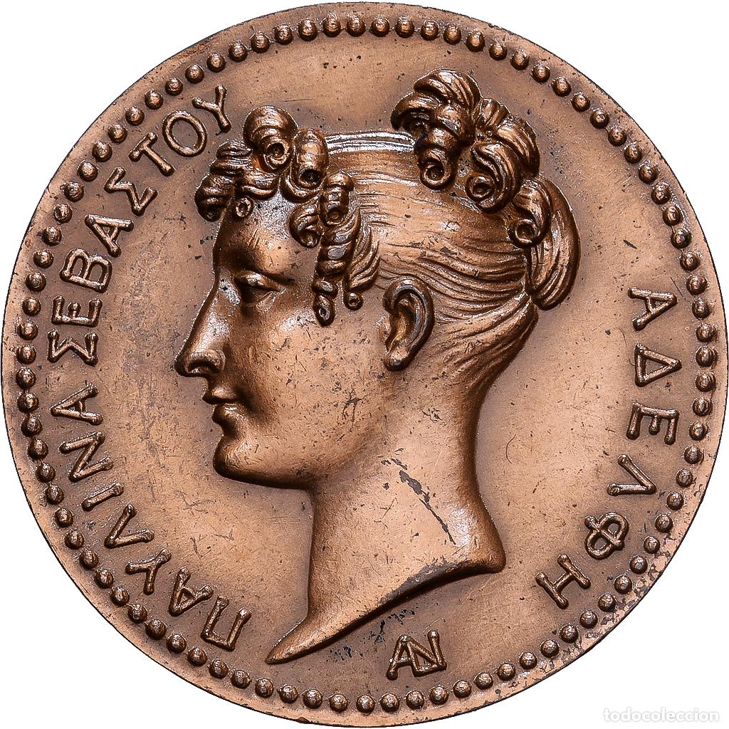 Medallas hist&oacute;ricas: [#1215214] Francia, medalla, Napol&eacute;on Ier, Pauline Bonaparte, Bronce, Restrike, SC