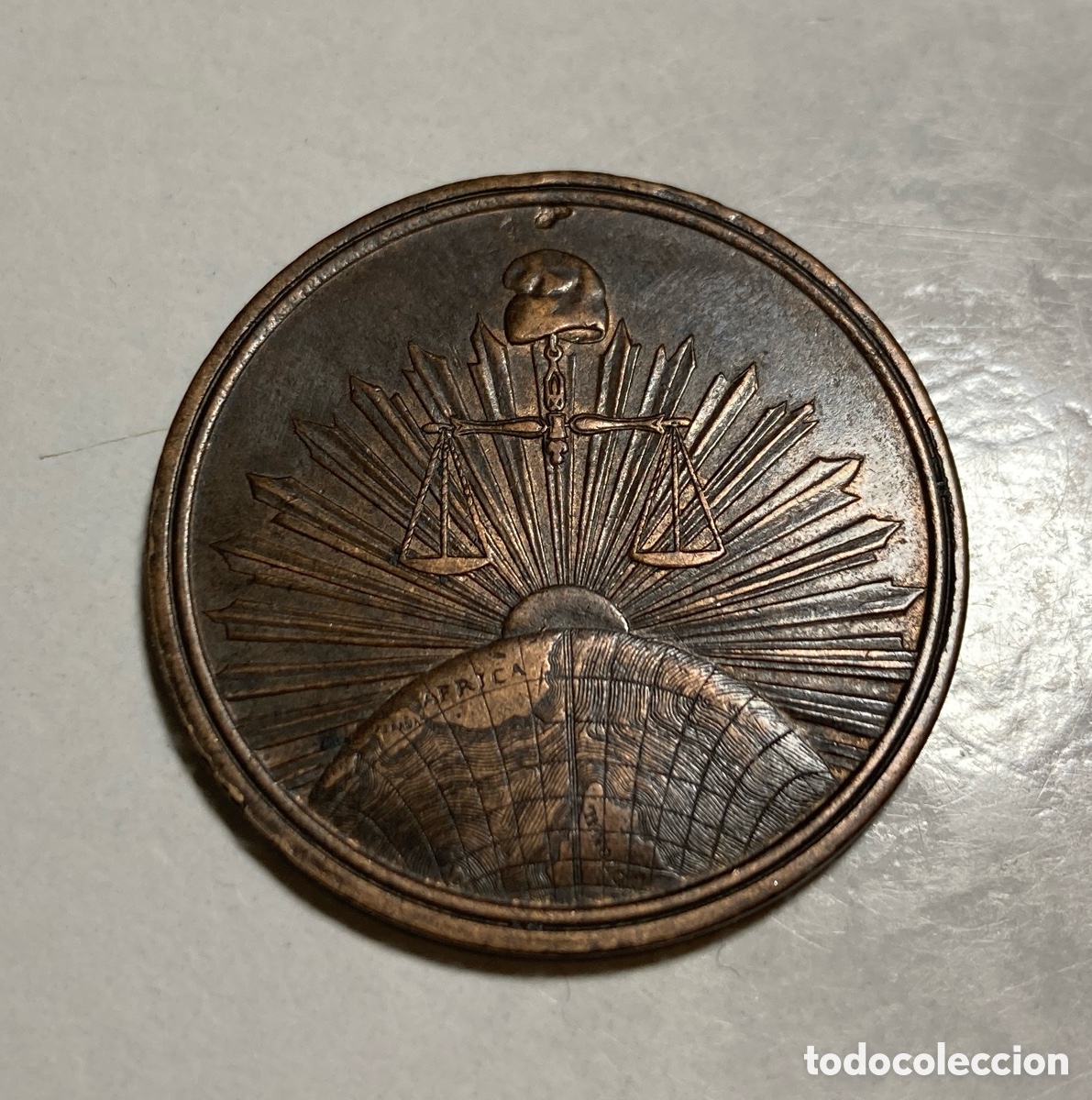 Medallas hist&oacute;ricas: Medalla republicana Espa&ntilde;a 1868.