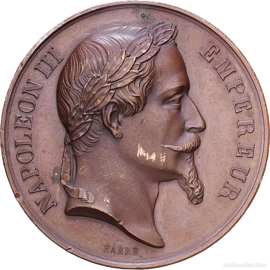 Medallas hist&oacute;ricas: [#1215248] Francia, medalla, Napol&eacute;on III, Comice Agricole de Doulaincourt, Haute-Marne