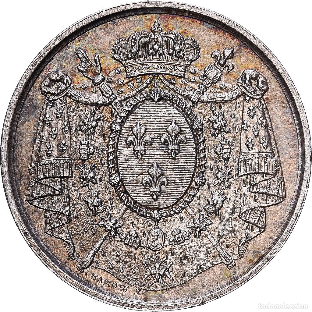 Medallas hist&oacute;ricas: [#1215287] Francia, zeton, Notaires de l'Arrondissement de Tours, Plata, Chamoin, EBC