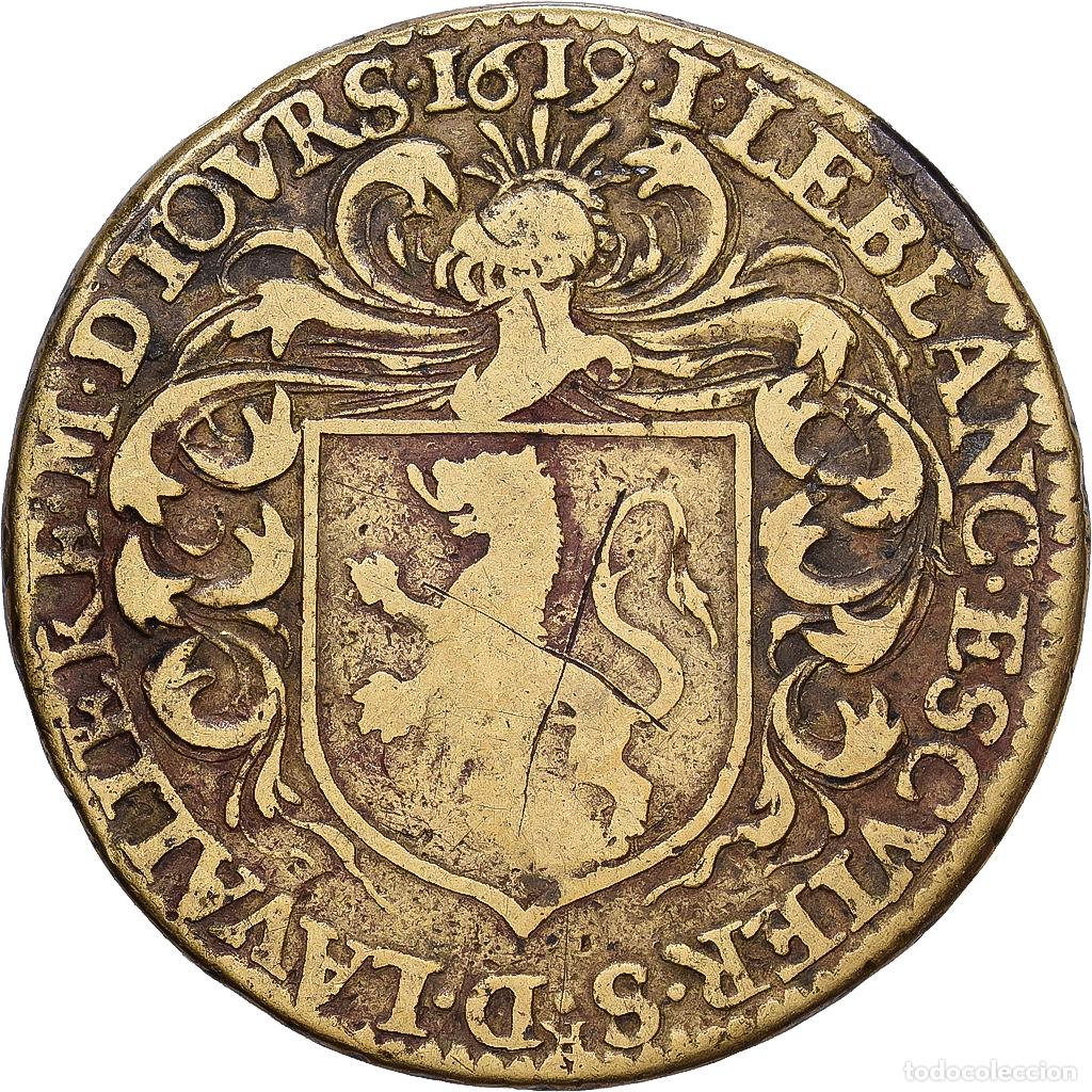 Medallas hist&oacute;ricas: [#1215299] Francia, zeton, TOURAINE - NOBLESSE ET VILLES Jean Leblanc, Maire de Tours