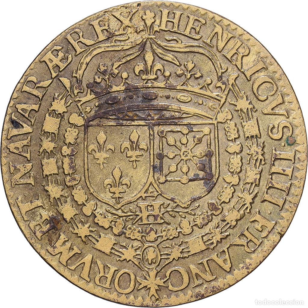 Medallas hist&oacute;ricas: [#1215301] Francia, zeton, Henri III, BLOIS ET LE BLAISOIS - NOBLESSE ET VILLES, Maison