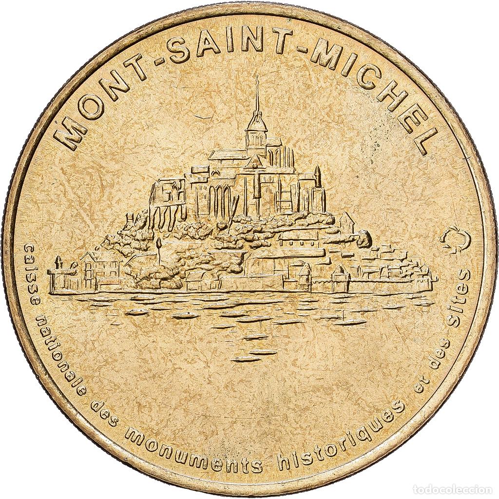Medallas hist&oacute;ricas: [#1215320] Francia, zeton, Le Mont Saint-Michel, 2000, Aluminio y cupron&iacute;quel, MDP, MBC