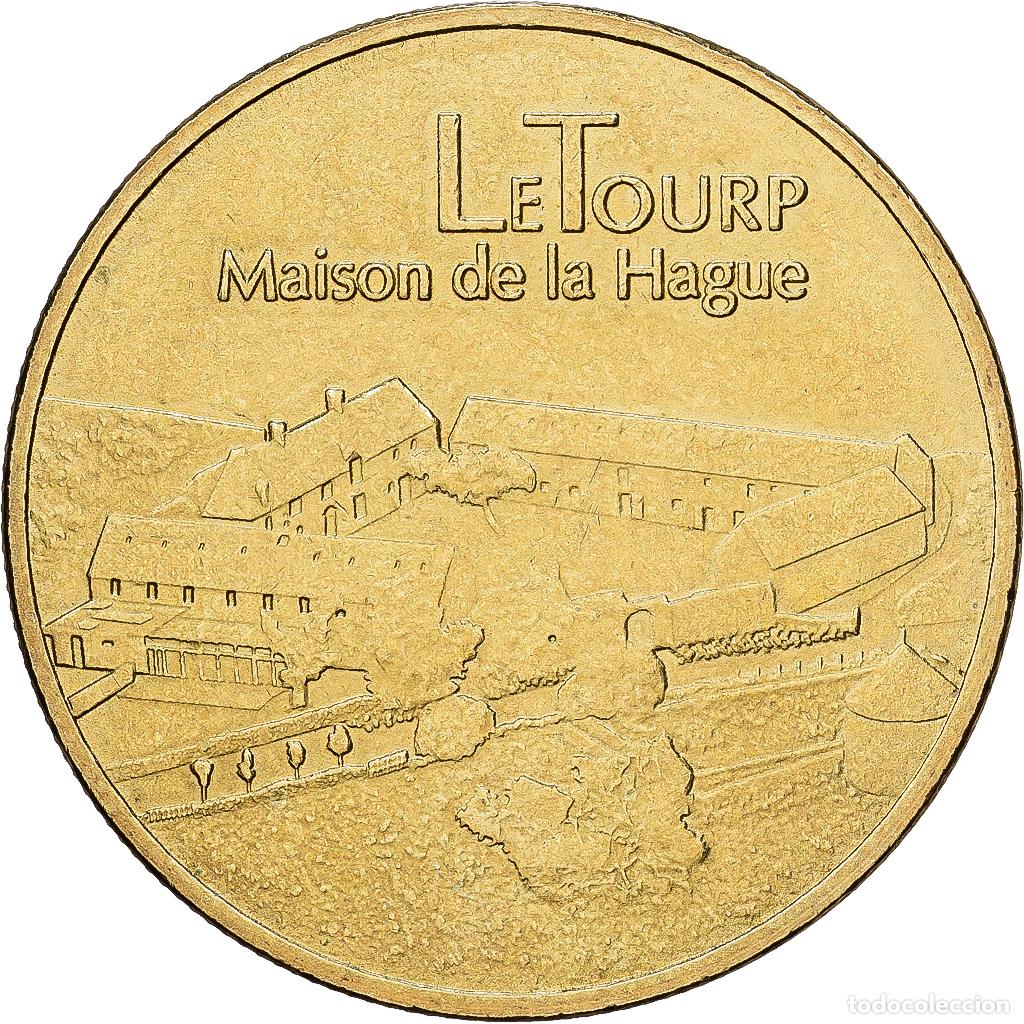 Medallas hist&oacute;ricas: [#1215325] Francia, zeton, Le Tourp, Maison de la Hague, Aluminio y cupron&iacute;quel