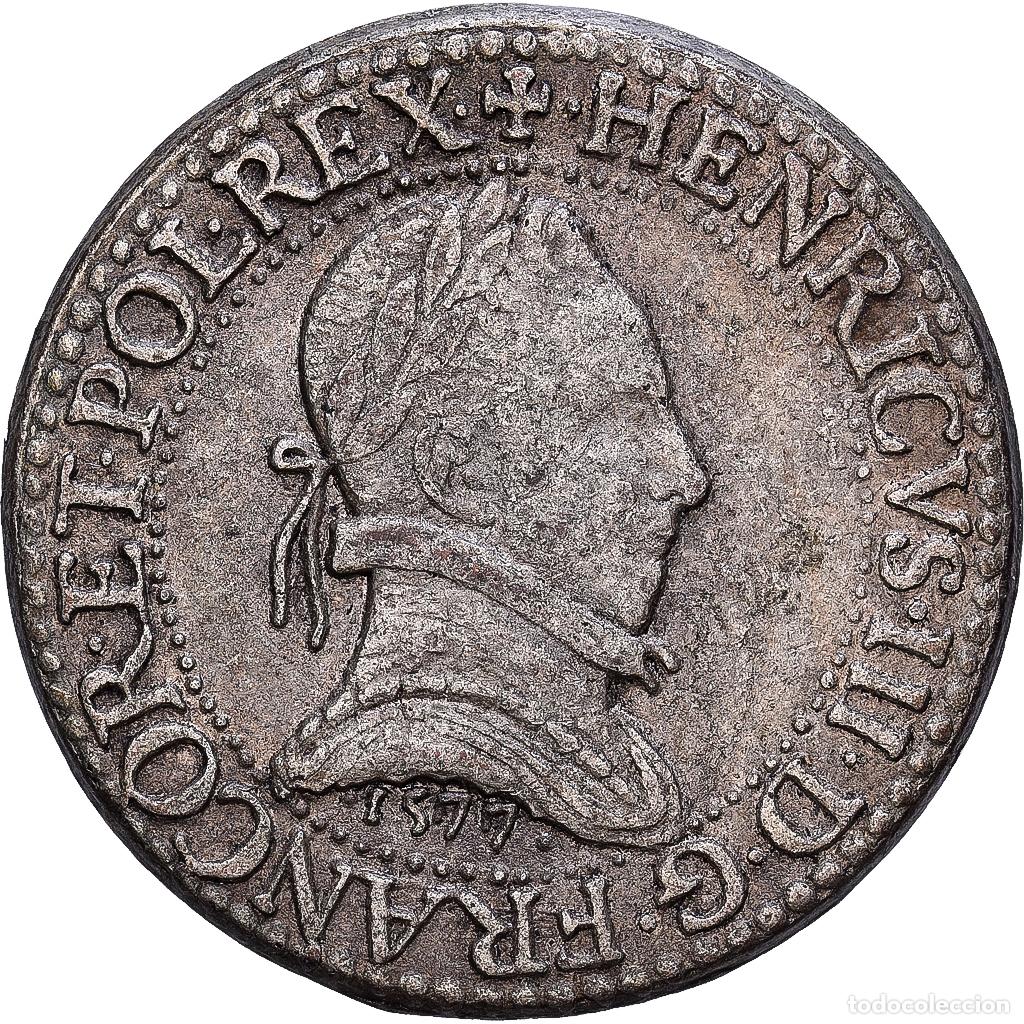 Medallas hist&oacute;ricas: [#1215357] Francia, zeton, Collection BP, Franc d'Argent Henri III, Zamak, MBC