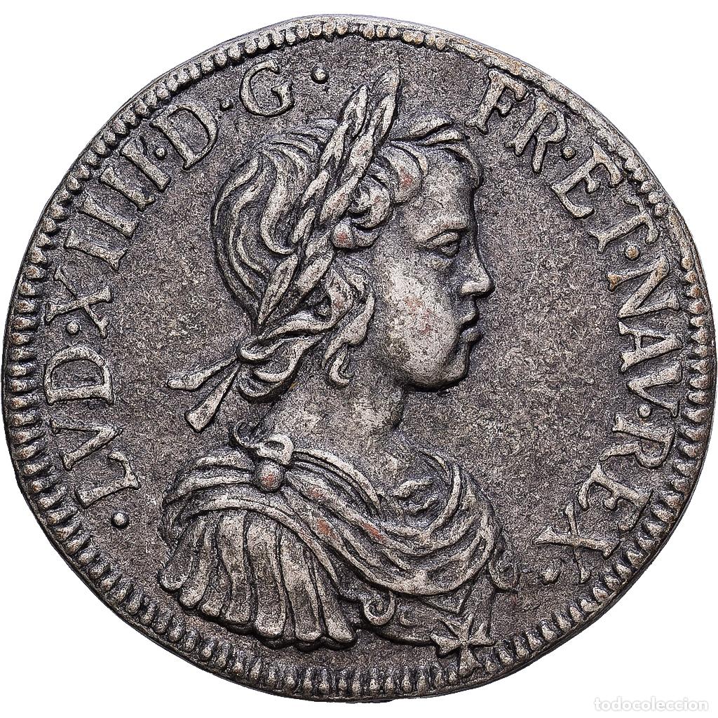 Medallas hist&oacute;ricas: [#1215359] Francia, zeton, Collection BP, Ecu Louis XIV, Zamak, MBC+