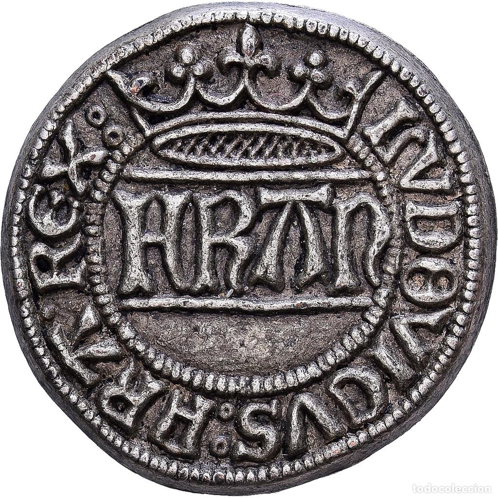 Medallas hist&oacute;ricas: [#1215361] Francia, zeton, Collection BP, Denier Parisis Louis XI, Zamak, EBC