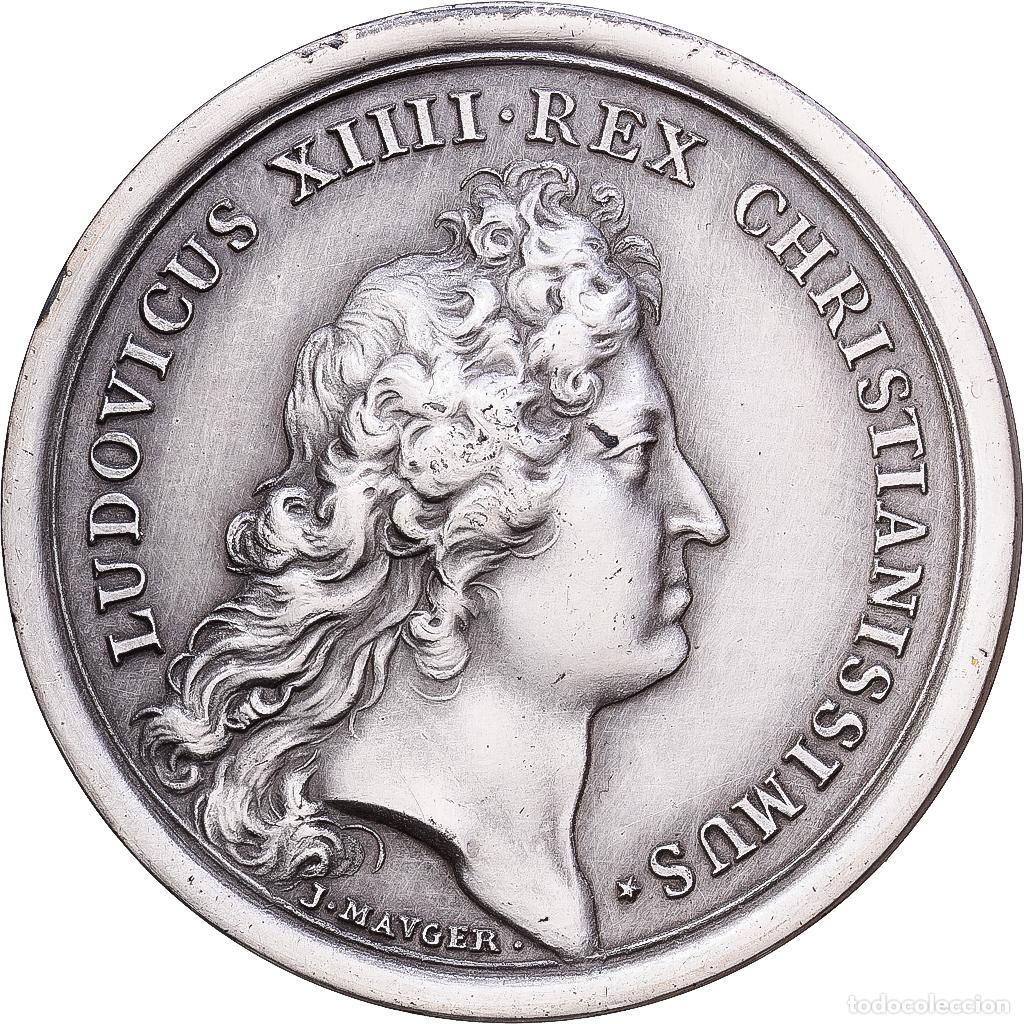 Medallas hist&oacute;ricas: [#1215595] Francia, medalla, Louis XIV, Prise de Douai, 1967, MDP, Bronce plateado, Mauger