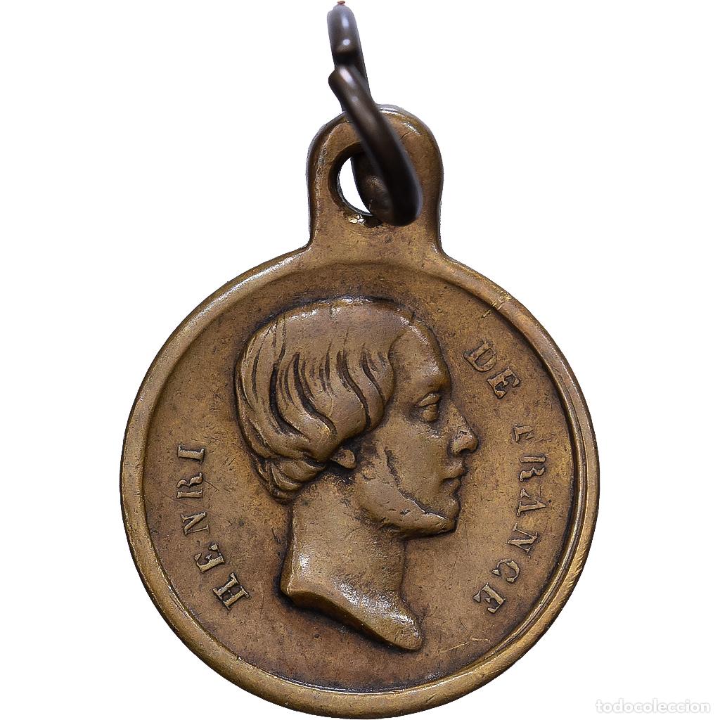 Medallas hist&oacute;ricas: [#1215636] Francia, medalla, Henri De France, Lat&oacute;n, MBC