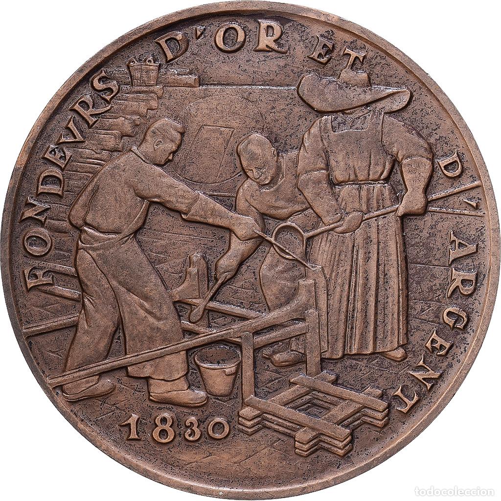 Medallas hist&oacute;ricas: [#1215603] Francia, zeton, Souvenir d'une visite &agrave; la Monnaie, Paris, Bronce, EBC