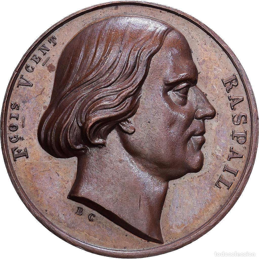 Medallas hist&oacute;ricas: [#1215632] Francia, medalla, Fran&ccedil;ois Vincent Raspail, Elu Repr&eacute;sentant du Peuple, 1848