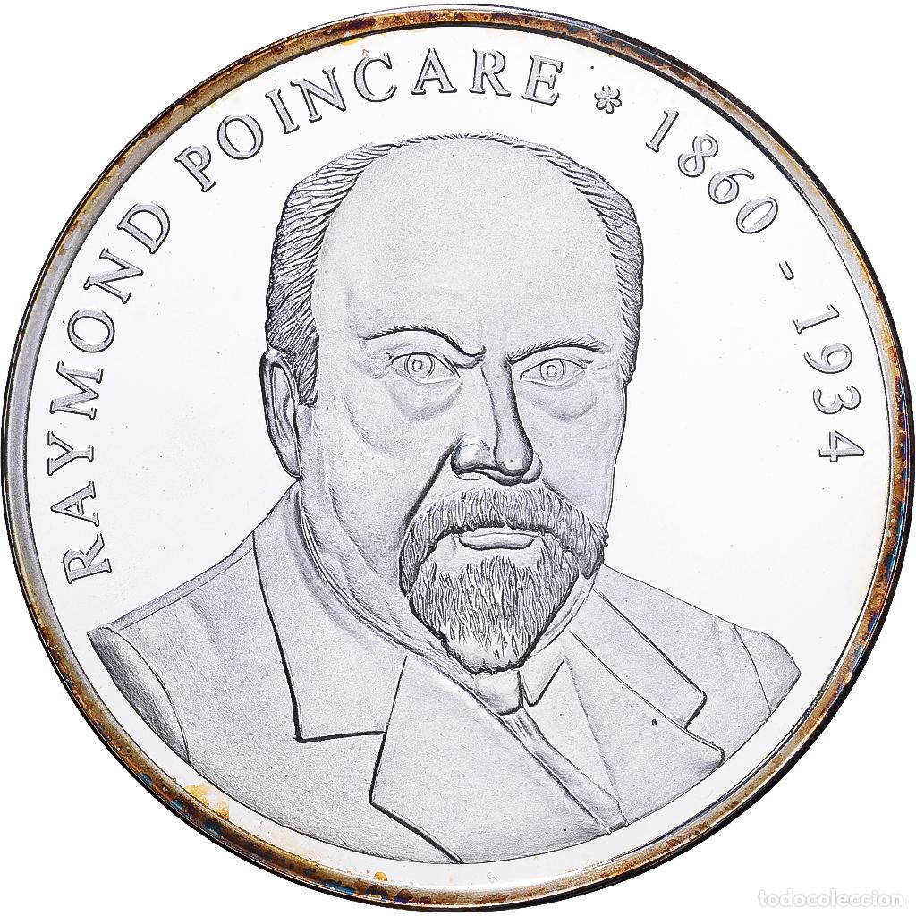 Medallas hist&oacute;ricas: [#1215686] Francia, medalla, Les Pr&eacute;sidents de la R&eacute;publique, Raymond Poincar&eacute;, Copper