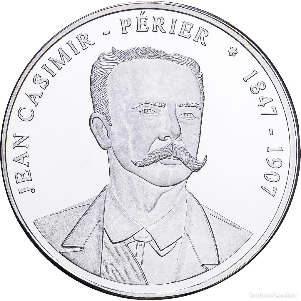 Medallas hist&oacute;ricas: [#1215687] Francia, medalla, Les Pr&eacute;sidents de la R&eacute;publique, Jean Casimir-P&eacute;rier