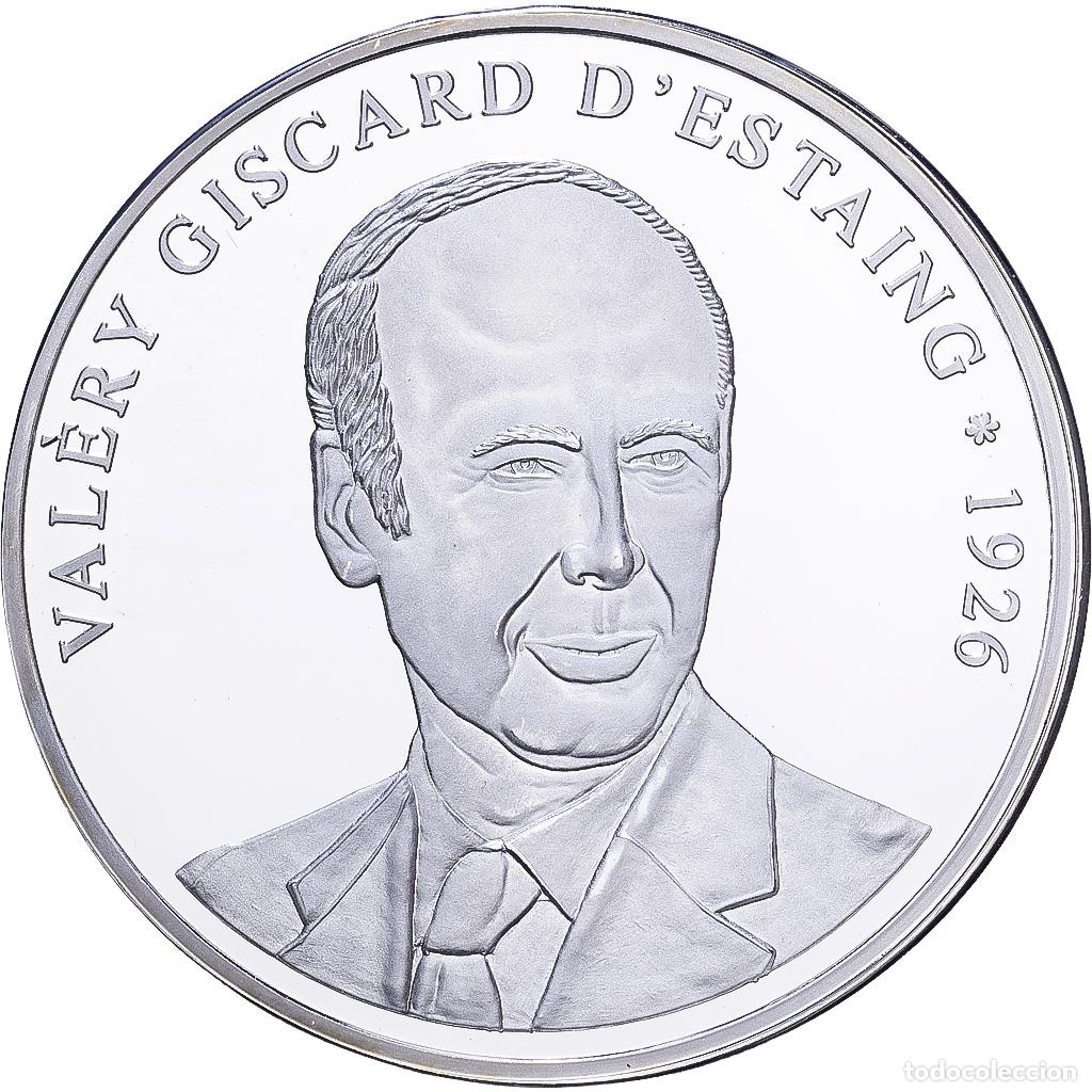 Medallas hist&oacute;ricas: [#1215684] Francia, medalla, Les Pr&eacute;sidents de la R&eacute;publique, Valery Giscard d'Estaing