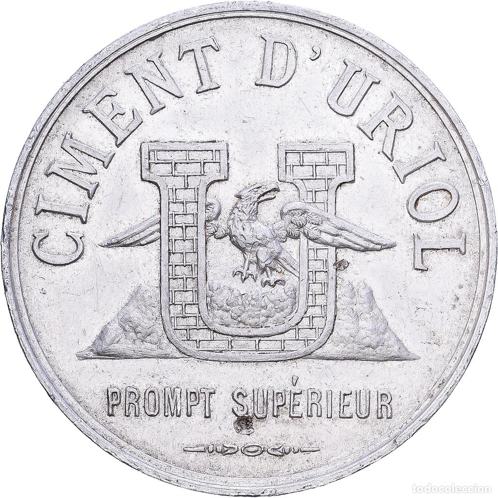 Medallas hist&oacute;ricas: [#1215729] Francia, zeton, Ciment Berthelot Grenoble, Aluminio, MBC+