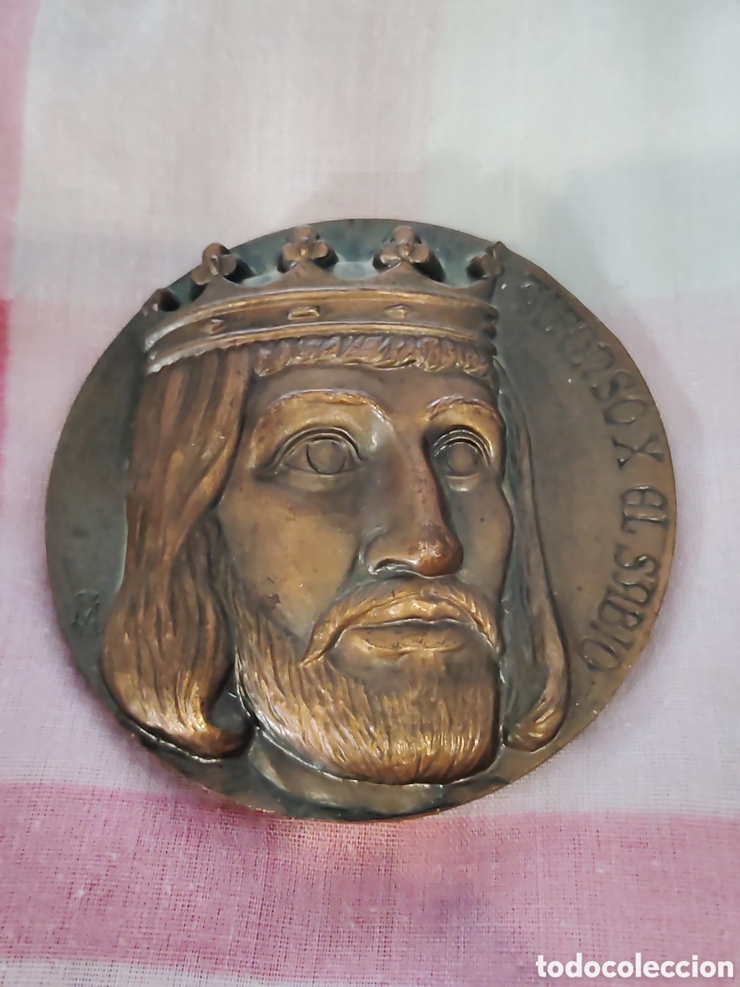 Medallas hist&oacute;ricas: Medalla conmemorativa de Alfonso X El Sabio. 1284-1984