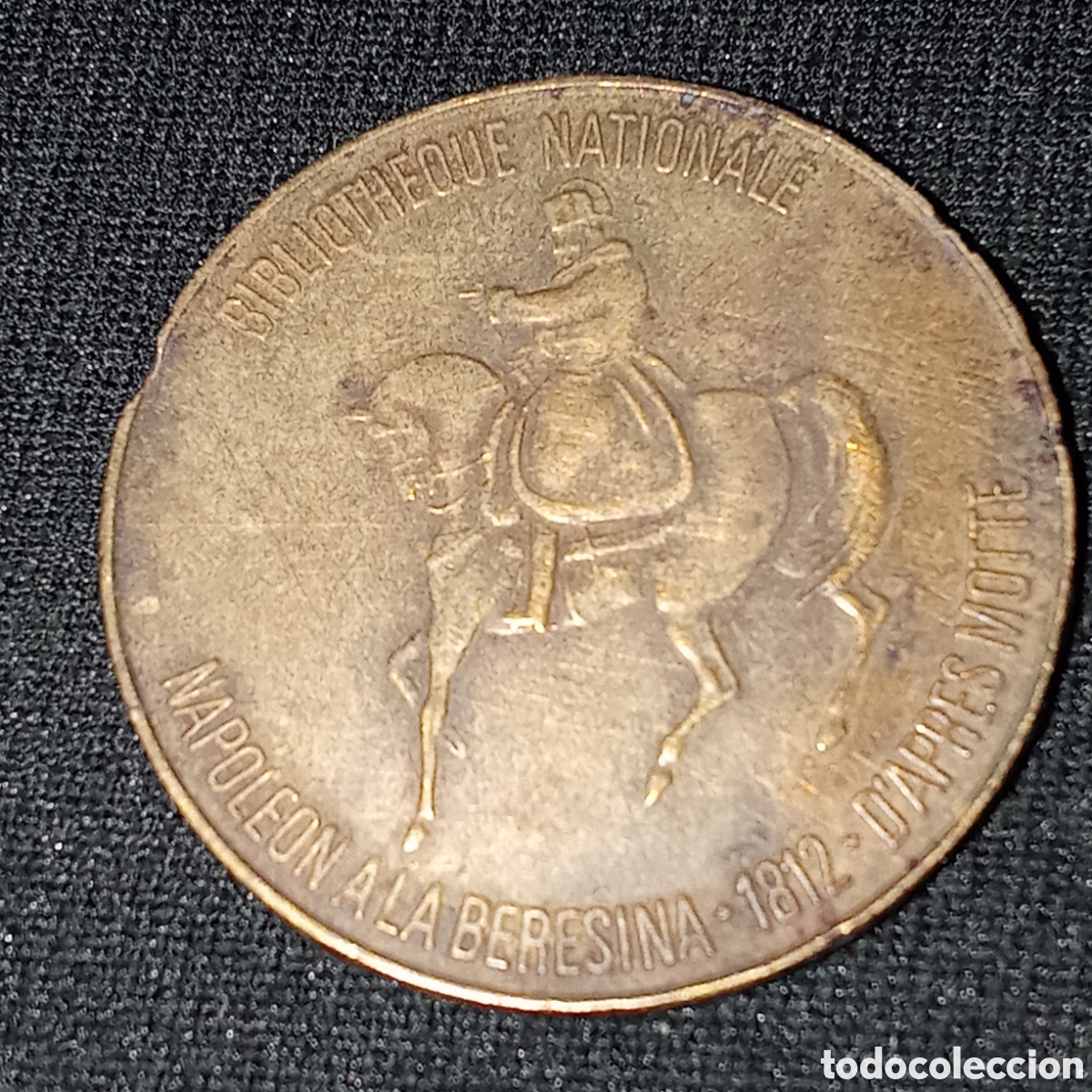 Medallas hist&oacute;ricas: Medalla (jeton) de la colecci&oacute;n &rdquo;L'&Eacute;pop&eacute;e de Napol&eacute;on Bonaparte&rdquo;, emitida en 1969