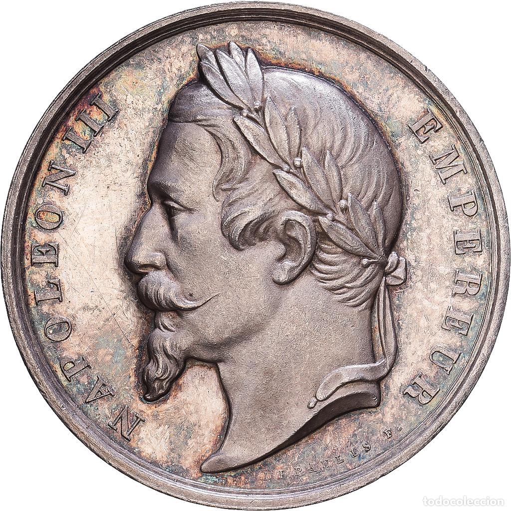 Medallas hist&oacute;ricas: [#1216320] Francia, medalla, Napol&eacute;on III, Bureaux d'Administration des Lyc&eacute;es, Plata