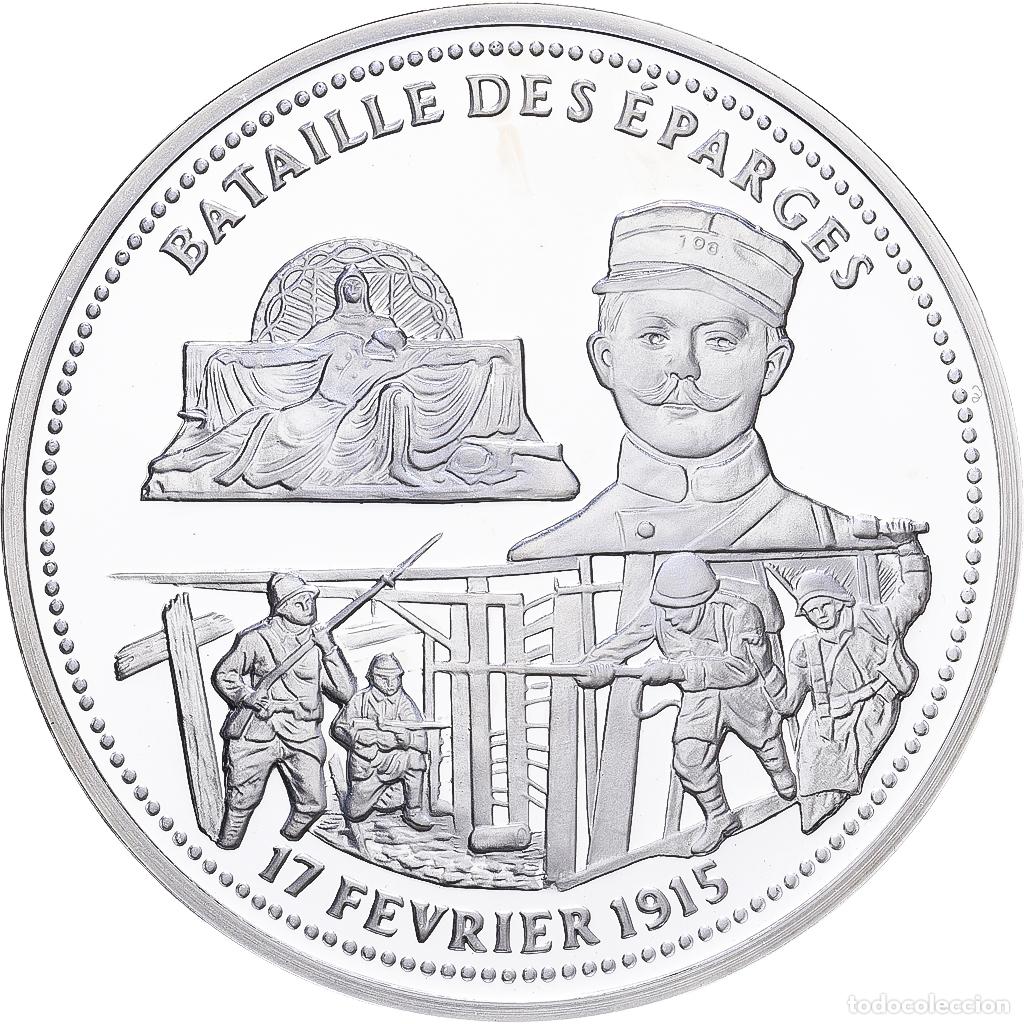 Medallas hist&oacute;ricas: [#1216404] Francia, medalla, Bataille des Eparges,, Plata, FDC
