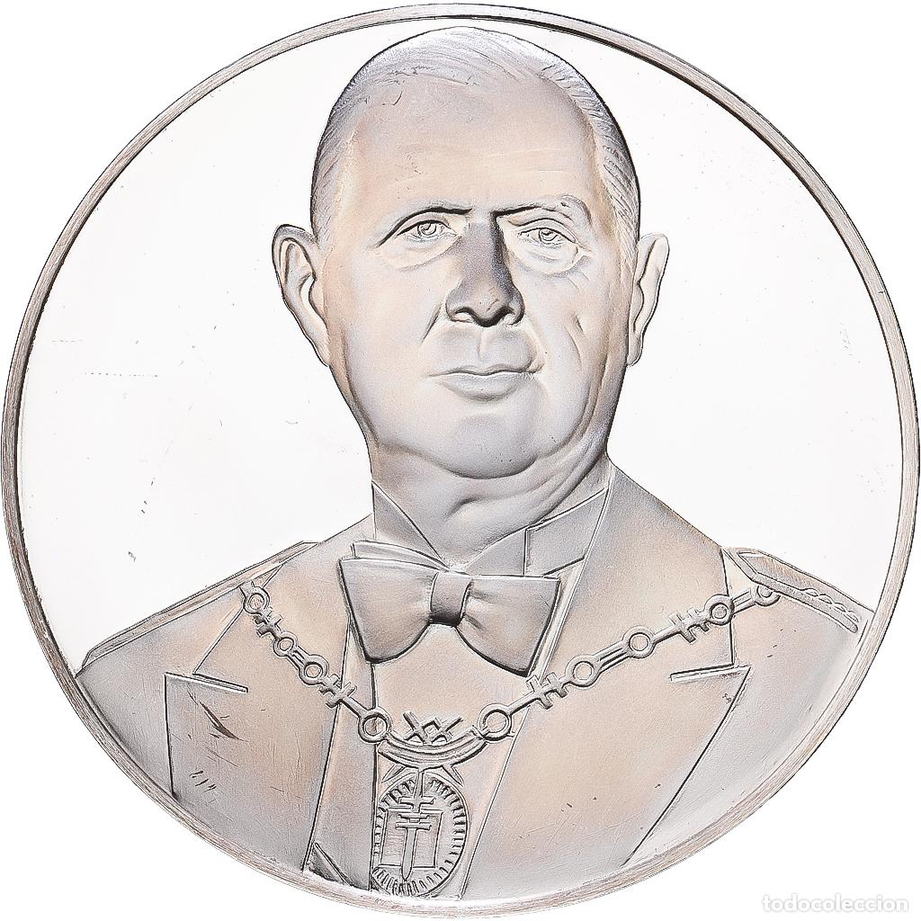 Medallas hist&oacute;ricas: [#1216704] Francia, medalla, Charles De Gaulle, Plata, SC+