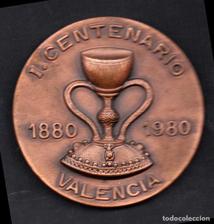 Medallas hist&oacute;ricas: VALENCIA - MEDALLA CENTENARIO ADORACION NOCTURNA - 1980