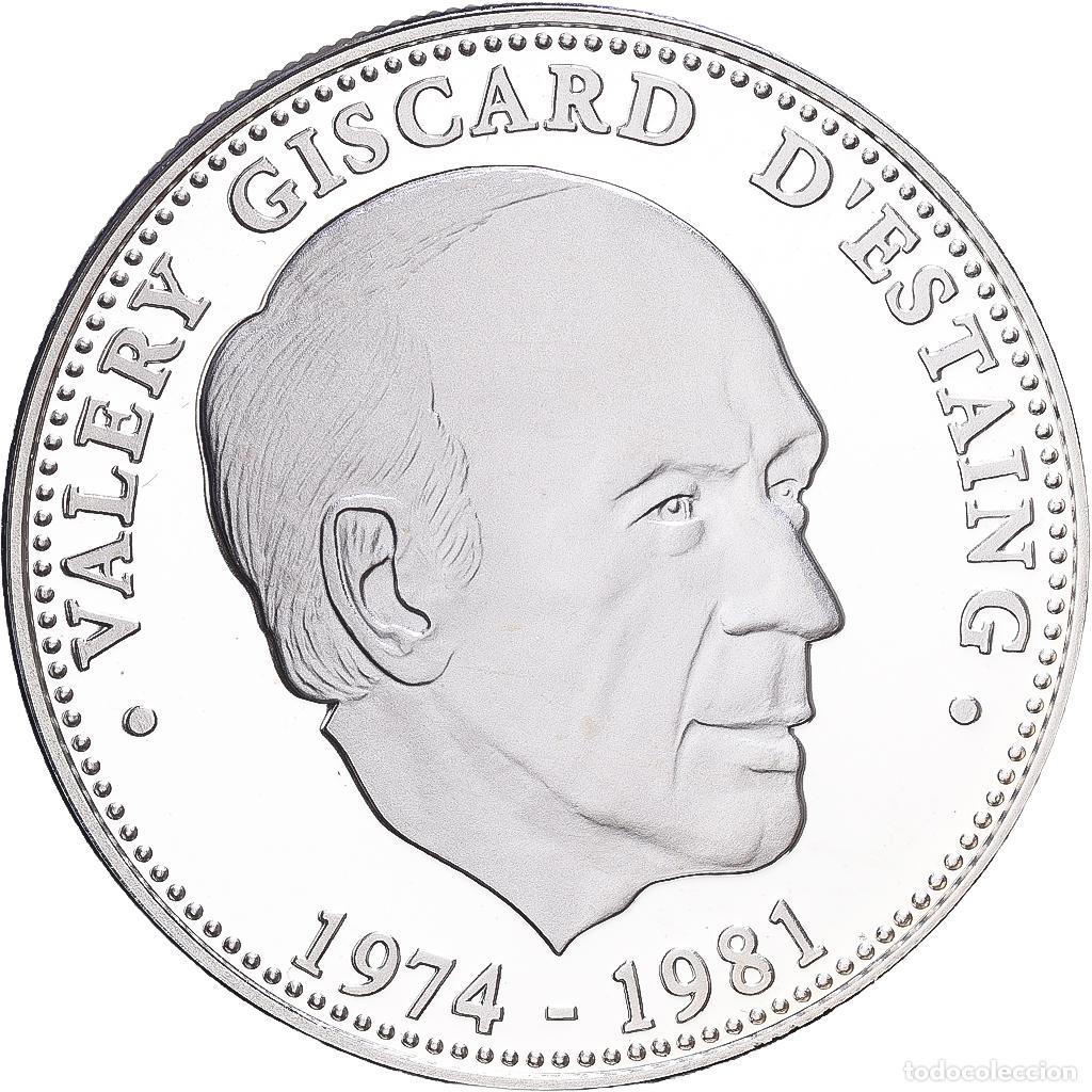 Medallas hist&oacute;ricas: [#1216304] Francia, medalla, Les Pr&eacute;sidents de la R&eacute;publique, Valery Giscard d'Estaing